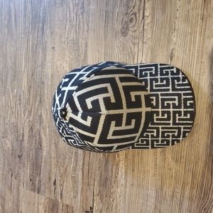Balmain Monogram print baseball cap